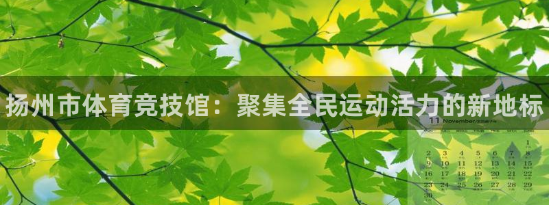 oety欧亿体育官网下载娱乐：扬州市体育竞技馆：聚集全民运动